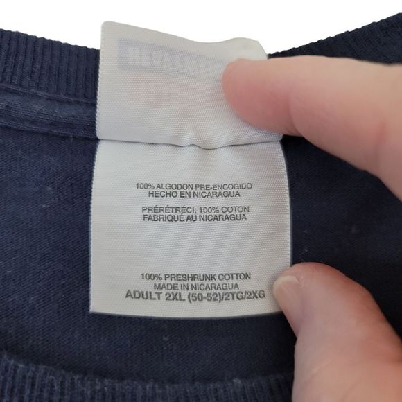 Polar Graphics Gardner Collection Running Wild Horses Tshirt in Navy Size 2XL - Picture 5 of 8